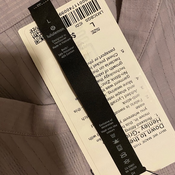 Lululemon down to the wire Henley L - Picture 4 of 4
